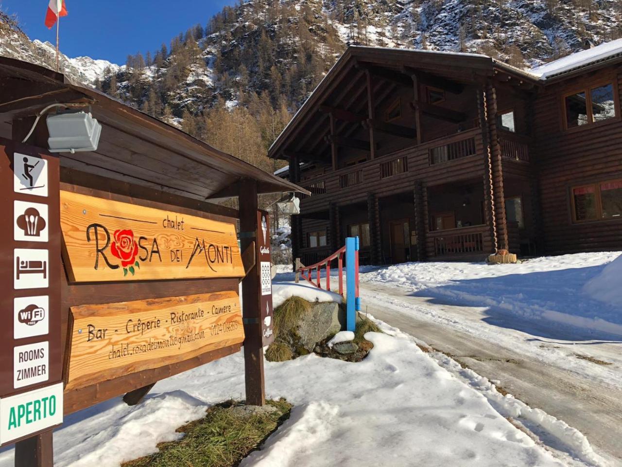 Chalet Rosa Dei Monti Hotel Valprato Soana Buitenkant foto